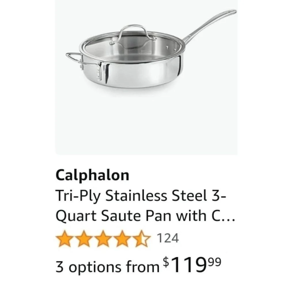 Calphalon aluminum core